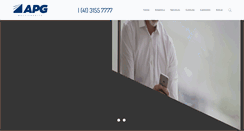 Desktop Screenshot of apgsa.com.br