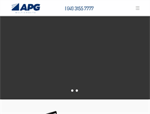 Tablet Screenshot of apgsa.com.br